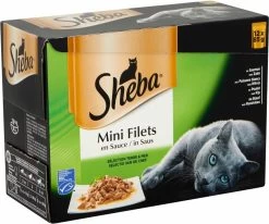 Sheba – Mini Filets – Selectie Van De Chef – 12x85g – Kattenvoer Voordeelpack