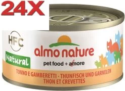 Almo Nature HFC – Kattenvoer – Tonijn & Garnaal – 24x70gr